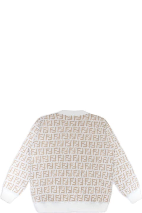Fendi Sweaters & Sweatshirts for Women Fendi Ff Jacquard Buttoned Cardigan