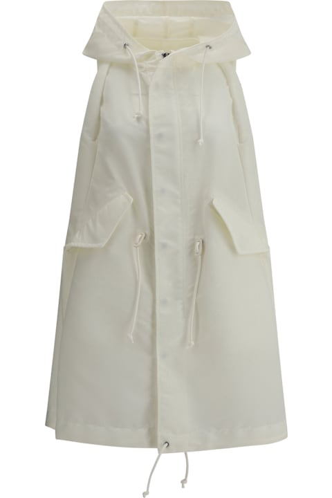 Sacai Coats & Jackets for Women Sacai Long Vest With Hood
