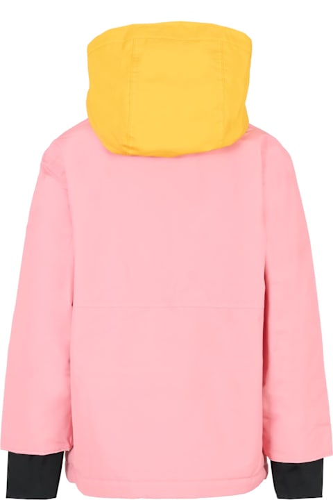 Homeware Stella McCartney Kids White Snkow Jacket For Girl With Logo