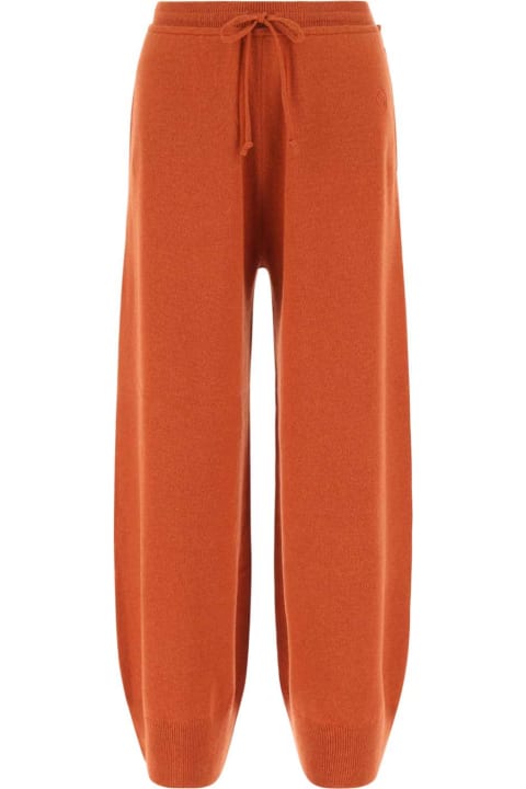 Stella McCartney Fleeces & Tracksuits for Women Stella McCartney Copper Cashmere Blend Wide-leg Pant