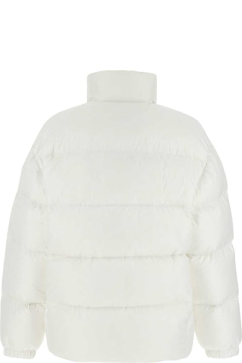 Coats & Jackets for Women Prada White Re-nylon Down Jacket