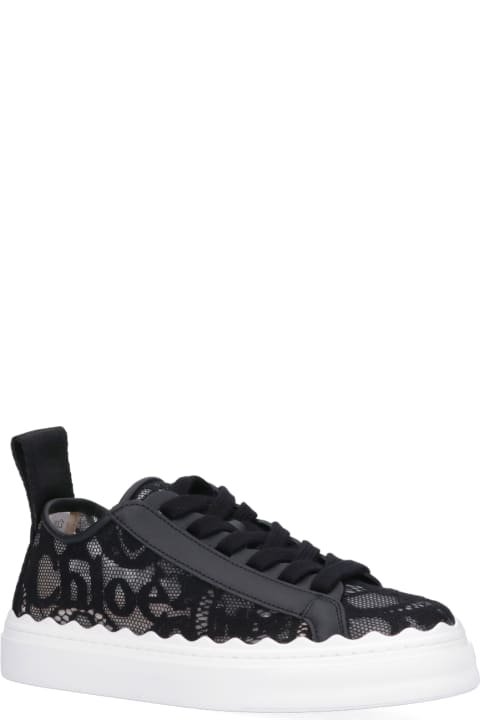 Chloé Sneakers for Women Chloé Lauren Sneakers In Black Suede