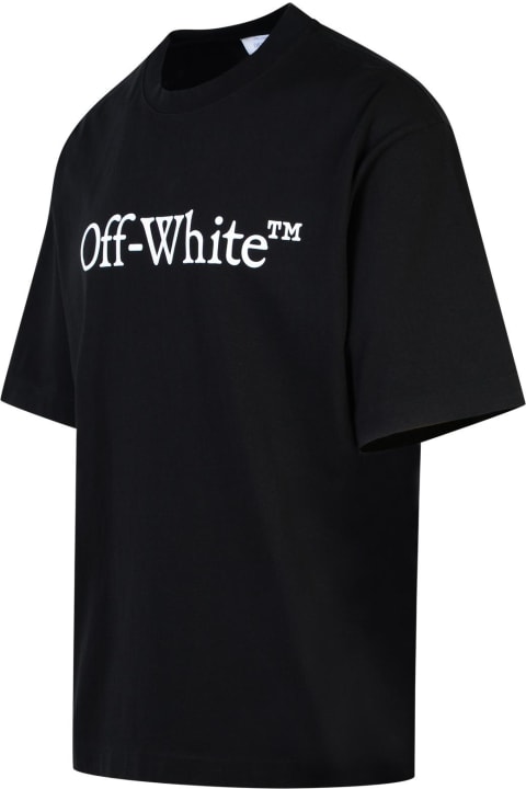 Clothing for Women Off-White 'big Bookish' Black Cotton T-shirt