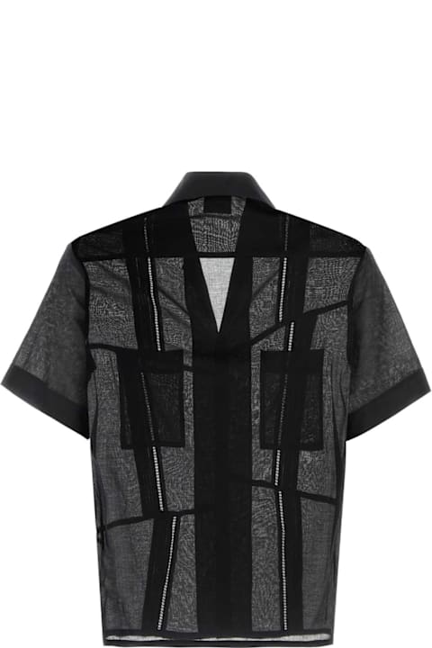 メンズ Maglianoのシャツ Magliano Black Cotton Broken Shirt