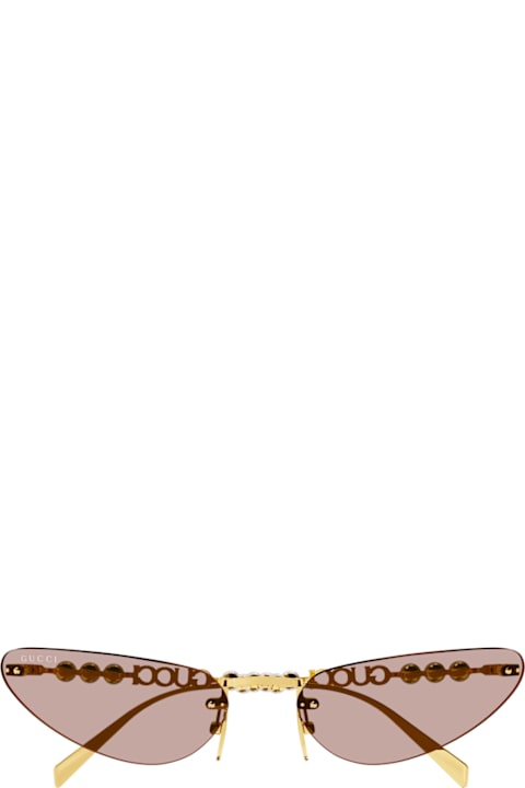 Homeware Gucci Eyewear Gucci Gg1920s Linea Name Of Brand 004 Gold Pink Sunglasses