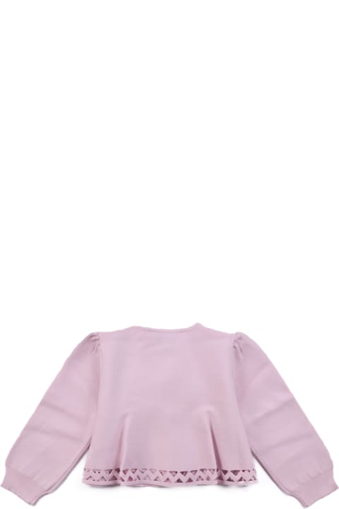 Topwear for Baby Girls Emporio Armani Knitted Cardigan