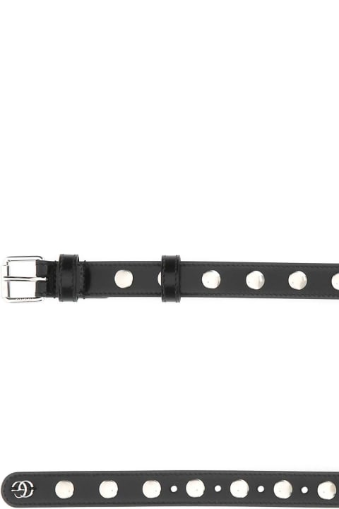 Accessories for Women Gucci Black Leather Belt
