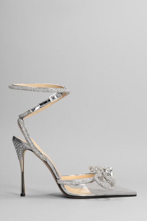 Sandals In Silver Leather