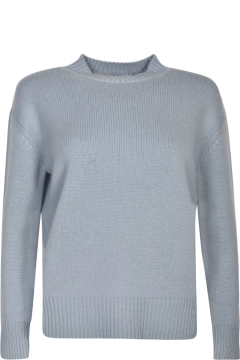 'S Max Mara Clothing for Women 'S Max Mara Rib Trim Plain Knit Sweater