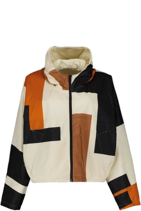 Coats & Jackets for Women Fendi Zip-up Hooded Reversible Jacket