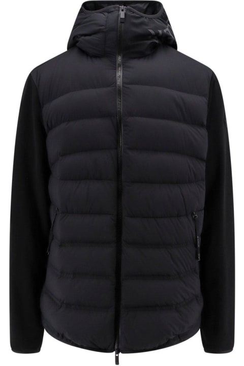 Coats & Jackets for Men Moncler Logo Patch Padded Jacket