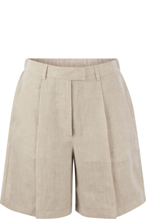 Brunello Cucinelli Clothing for Women Brunello Cucinelli Linen Shorts