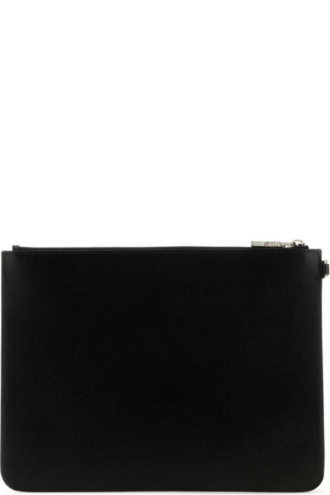 Fashion for Men Givenchy Logo Detailed Zipped Clutch Bag