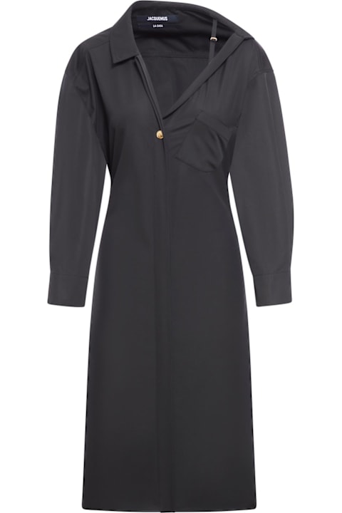 Jacquemus Dresses for Women Jacquemus Asymmetric Shirt Dress