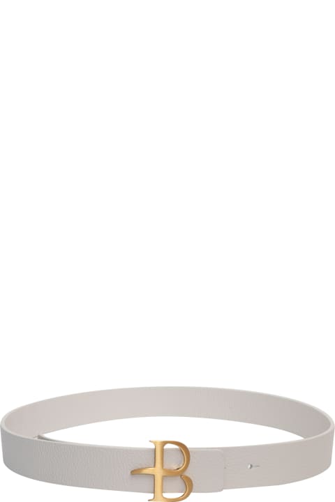 Ballantyne إكسسوارات لـ السيدات Ballantyne White Leather Belt