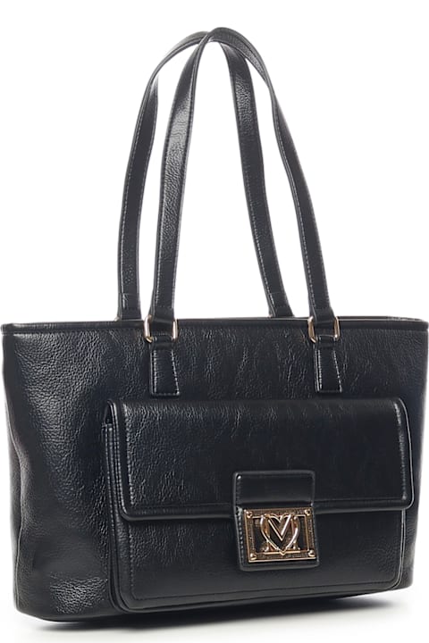 Love Moschino for Men Love Moschino Shopper Bag With Logo Plaque