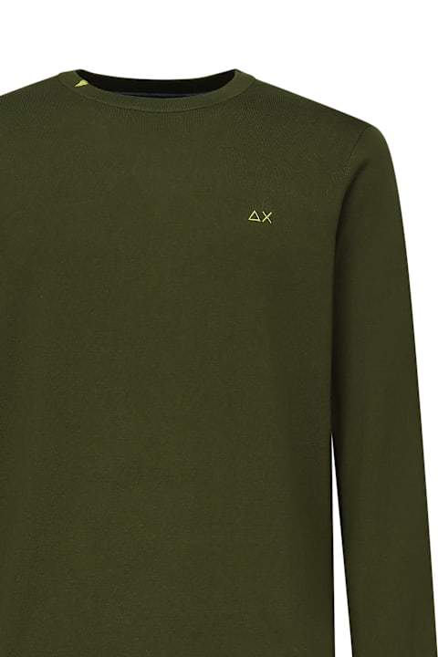 Sun 68 Sweaters for Men Sun 68 Cotton Sweater With Logo