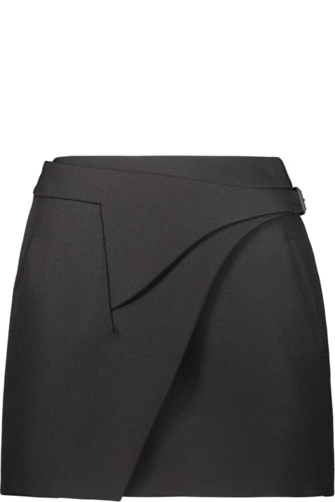 WARDROBE.NYC Skirts for Women WARDROBE.NYC Wrap Skirt Mini