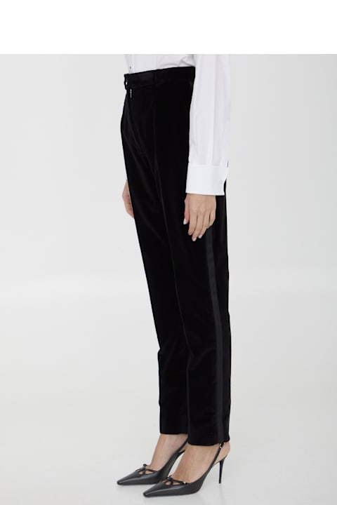 Homeware Dolce & Gabbana Velvet Tuxedo Pants