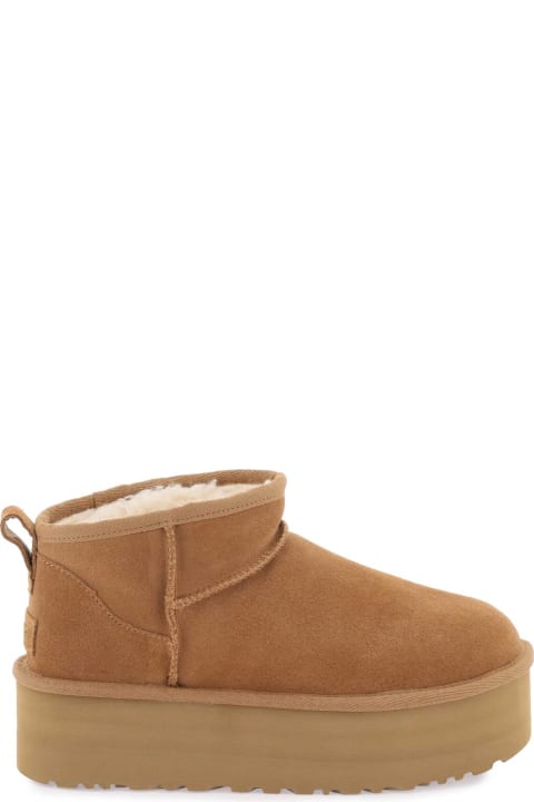 أدوات منزلية UGG Classic Ultra Mini Platform Ankle Boots
