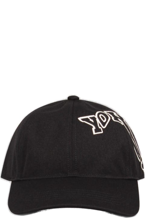 Hats for Men Y-3 Logo Detailed Baseball Cap