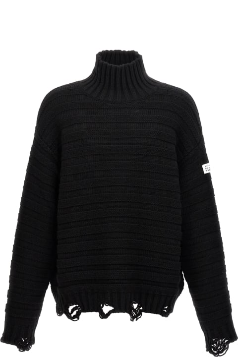 Homeware MM6 Maison Margiela Destroyed Ribbed Sweater
