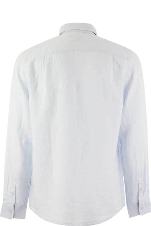 Vilebrequin Shirts for Men Vilebrequin Long-sleeved Linen Shirt