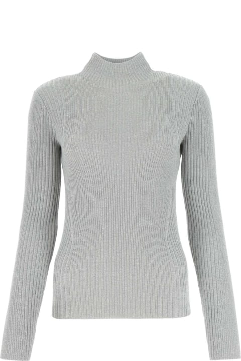 ウィメンズ新着アイテム Dion Lee Light Grey Polyester Blend Sweater
