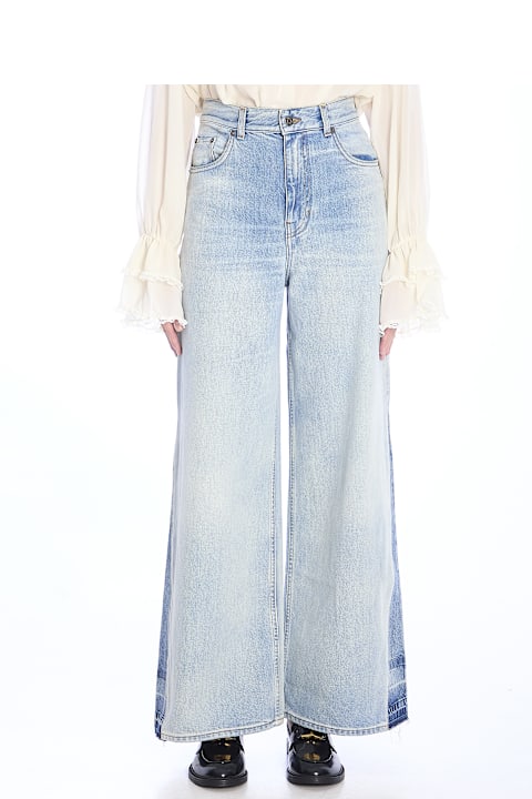 الجينز لـ السيدات Chloé Wide-leg Jeans