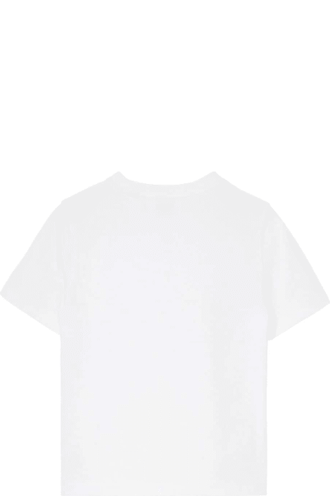 Burberry T-Shirts & Polo Shirts for Boys Burberry Burberry T-shirt Bianca In Jersey Di Cotone Bambino