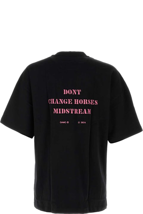 OAMC Men OAMC Black Cotton T-shirt