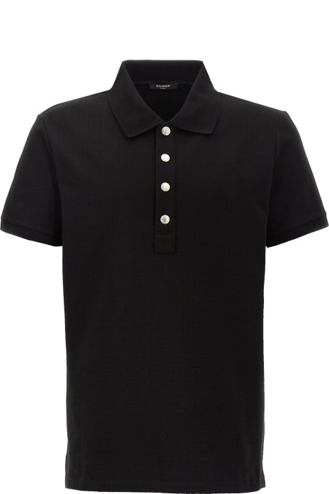Balmain Clothing for Men Balmain 'monogram' Polo Shirt