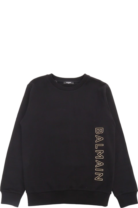 Balmain for Kids Balmain Black Sweatshirt