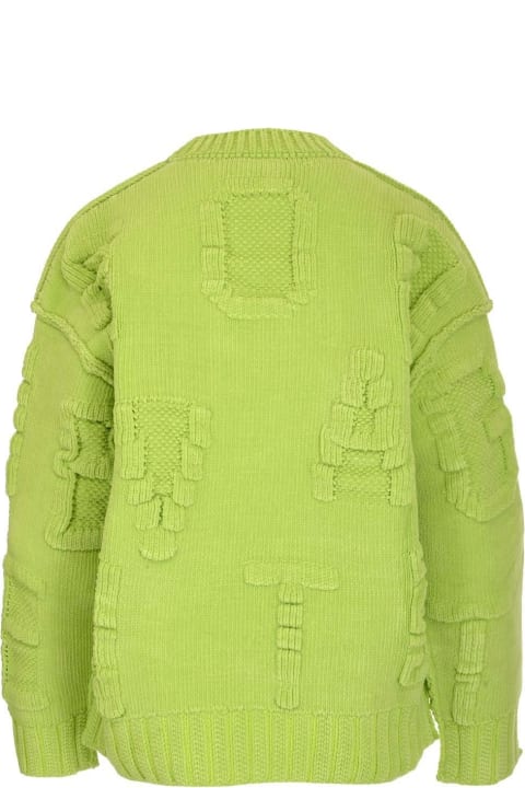 Clothing for Women Bottega Veneta Alphabet Motif Ribbedknit Jumper