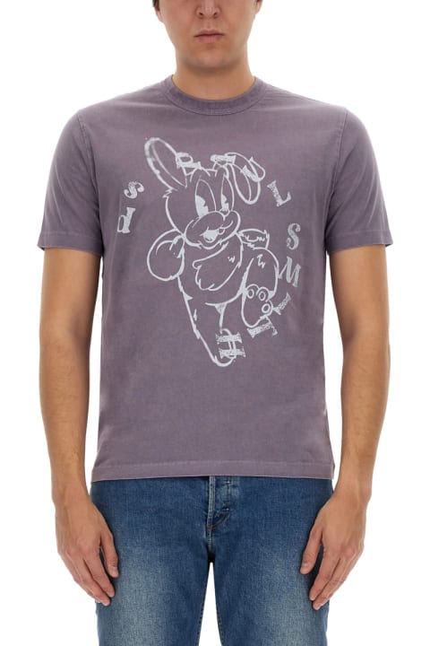 PS by Paul Smith Topwear for Men PS by Paul Smith Bunny Print T-shirt
