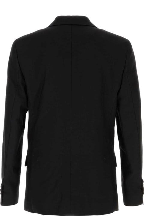 Ami Alexandre Mattiussi Coats & Jackets for Men Ami Alexandre Mattiussi Black Wool Blazer