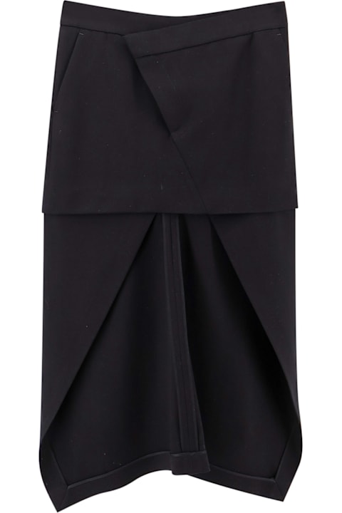 Homeware Alexander McQueen Asymmetric Midi Skirt