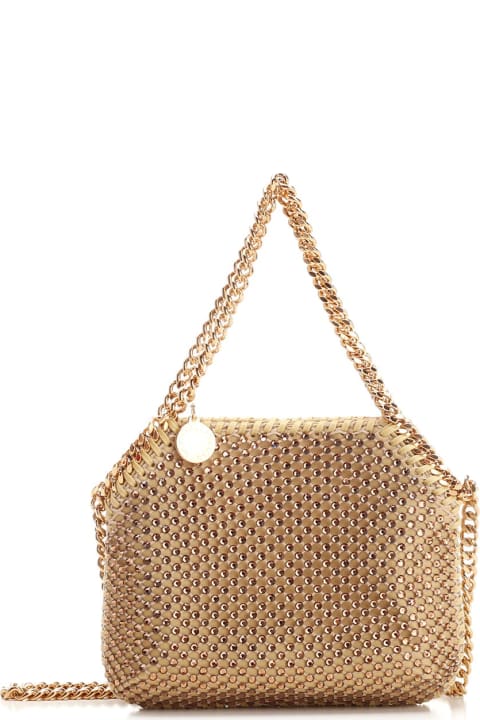 Shoulder Bags for Women Stella McCartney 'falabella' Crystal Knit Mini Tote