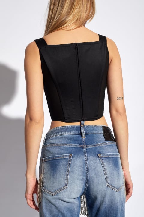 Dsquared2 Topwear for Women Dsquared2 Corset With Logo