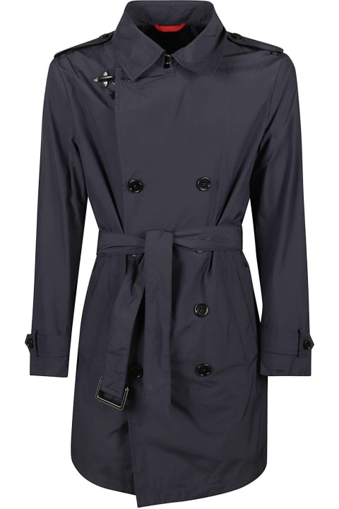 Fay Coats & Jackets for Women Fay Tie-waist Classic Trench Raincoat