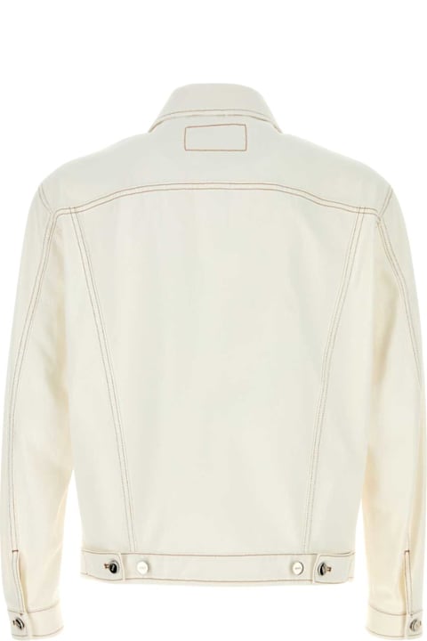Fashion for Men Fendi White Denim Jacket