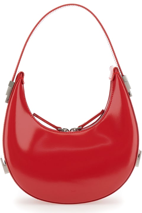 OSOI for Women OSOI 'mini Toni' Red Handbag With Engraved Logo In Leather Woman