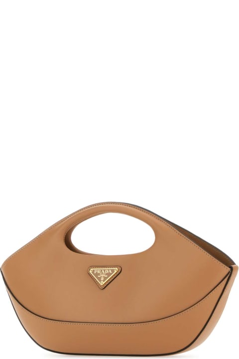 Prada Totes for Women Prada Camel Leather Handbag