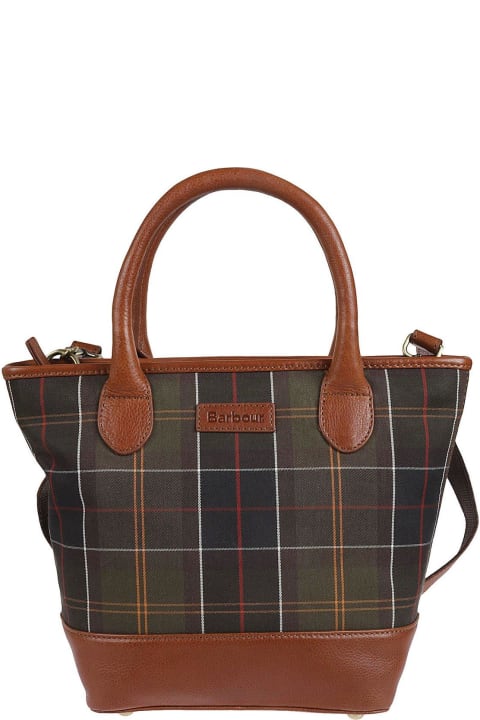 Barbour Totes for Women Barbour Katrine Checked Tote Bag