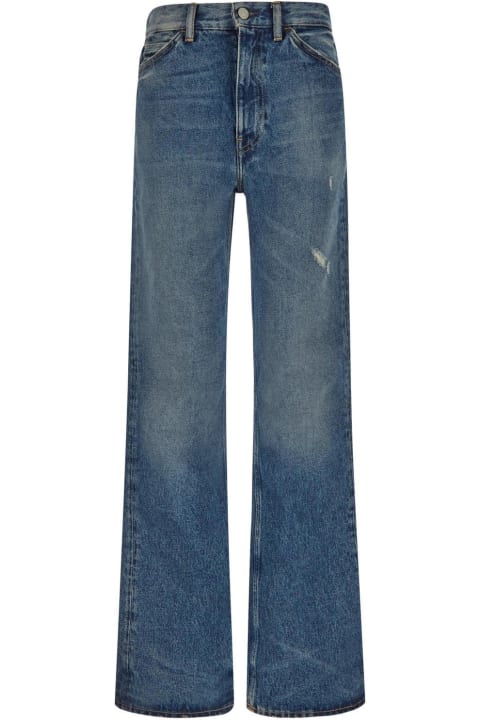 ウィメンズ デニム Acne Studios Distressed Mid-rise Jeans