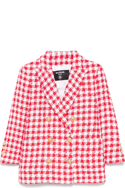 Balmain for Kids Balmain Blazer A Quadretti