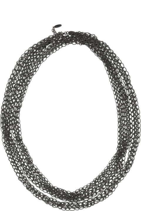 ウィメンズ ジュエリーのセール Brunello Cucinelli Precious Loops Necklace