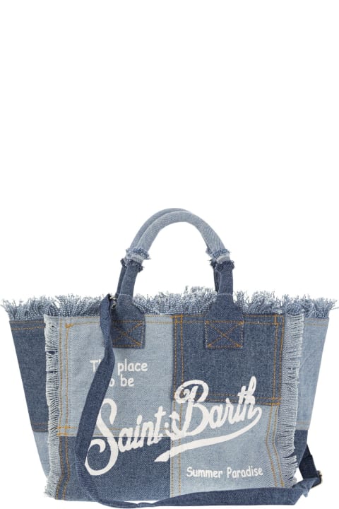 MC2 Saint Barth Bags for Women MC2 Saint Barth Colette - Denim Patchwork Handbag
