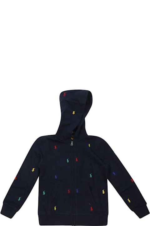 Homeware Ralph Lauren Logo-embroidered Zip-up Hoodie