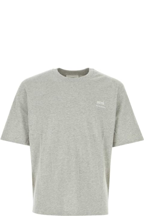 Ami Alexandre Mattiussi for Men Ami Alexandre Mattiussi Grey Cotton T-shirt